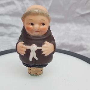Goebel Fat Friar Tuck Wine Bottle Stopper Vintage